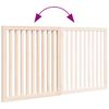 vidaXL Dog Gate Foldable 2 Panels 160 cm Poplar Wood