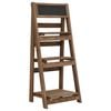 vidaXL Plant Stand | Natural Wood | Solid Fir Wood | 40x30x90 cm | Durable