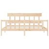vidaXL Bed Frame without Mattress Super King Size Solid Wood Pine