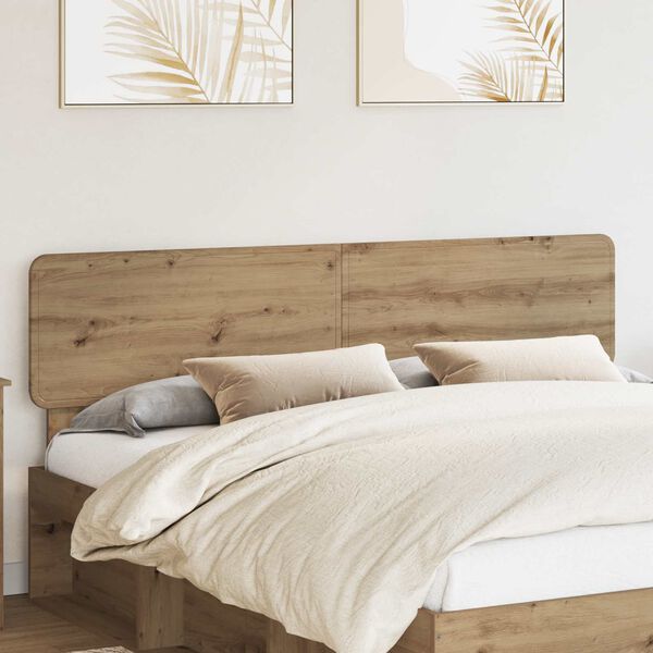 vidaXL Headboard Artisan Oak 200 cm Engineered wood