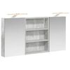 vidaXL Bathroom Cabinet Set 3 pcs 100 x 10.5 x 50 cm Engineered wood
