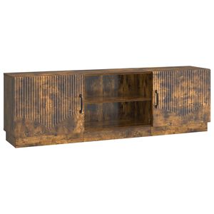 vidaXL TV Cabinet Smoked Oak 150 x 31 x 47 cm Engineered Wood