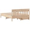 vidaXL Bed Frame without Mattress 160x200 cm Solid Wood Pine