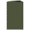vidaXL Corner Planter Olive green 30 x 30 x 50 cm Steel