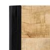 vidaXL Headboard 180 cm Solid Wood Mango and Iron