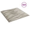 vidaXL Wall Panels 24 pcs Beton 50x50 cm XPS 6 m&sup2; Stone