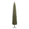 vidaXL Artificial Christmas Tree with 300 LEDs with Stand Green 300 cm