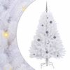 vidaXL Artificial Christmas Tree 150 cm PVC and Steel White