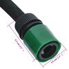 vidaXL Garden Soaker Hose Black 0.6" 100 m Rubber