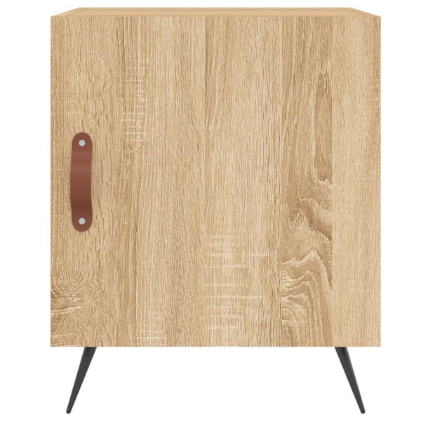 vidaXL Bedside Cabinet Sonoma Oak 40x40x50 cm Engineered Wood