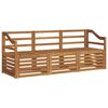 vidaXL Sofa Sets 3 pcs Natural Solid Acacia Wood