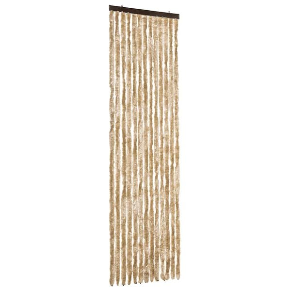 vidaXL Insect Curtain Beige 56x185 cm Chenille