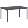 vidaXL Outdoor Dinner Table Folding Anthracite 210 x 90 x 73 cm Steel