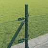 vidaXL Fence with Posts Green 0.5 x 50 m PVC-coated steel
