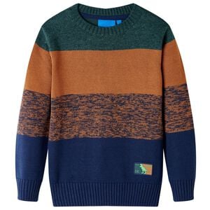 vidaXL Kids' Sweater Knitted Multicolour 92