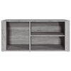 vidaXL Shoe Cabinet Grey Sonoma 100x35x45 cm Engineered Wood