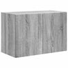 vidaXL TV Wall Cabinet Grey Sonoma 59.5 x 31 x 40 cm Engineered Wood