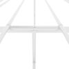 vidaXL Metal Bed Frame without Mattress White 160x200cm