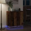 vidaXL LED Sideboard Old Wood 71 x 34.5 x 75 cm Engineered Wood
