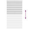 vidaXL Zebra Blind Light Grey 120x230 cm Fabric Width 115.9 cm Polyester