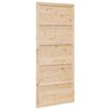 vidaXL Barn Door Natural 100 x 2.5 x 208 cm Solid Pine Wood