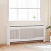 vidaXL MDF Radiator Cover White 205 cm