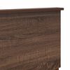 vidaXL Headboard Brown Oak 200 cm Engineered wood