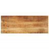 vidaXL Table Top 80x20x2,5 cm Rectangular Solid Wood Rough Mango
