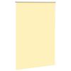 vidaXL Roller Blind Blackout Yellow 115x130 cm Fabric Width 110.7 cm Polyester
