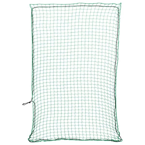 vidaXL Trailer Net with Elastic Rope Green 5x3.5 m PP