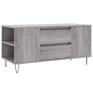 vidaXL Coffee Table Grey Sonoma 102x44.5x50 cm Engineered Wood