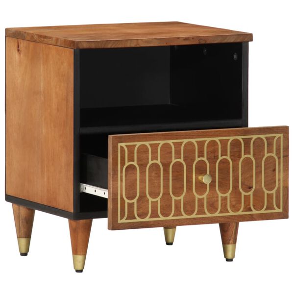 vidaXL Bedside Cabinets 2 pcs 40x33x46 cm Solid Wood Mango