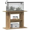 vidaXL Aquarium Stand Artisan Oak 80x35x60 cm Engineered Wood