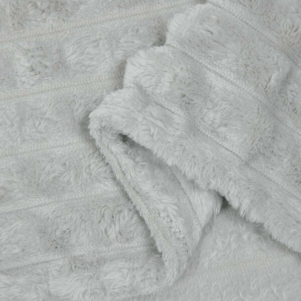 vidaXL Throw Blanket Grey 150 x 130 cm Fleece