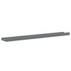 vidaXL Wall Shelves 4 pcs Grey 80x9x3 cm