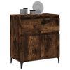 vidaXL Sideboard Smoked Oak 60x35x70 cm Engineered Wood