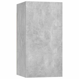 vidaXL TV Cabinet Concrete Grey 30,5x30x60 cm Engineered Wood