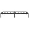 vidaXL Metal Bed Frame without Mattress Black 90x190cm