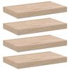 vidaXL Floating Shelves 4 pcs 40x23,5x4 cm Engineered Wood