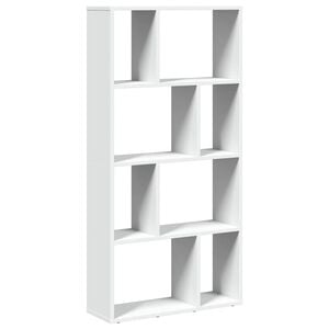 vidaXL Bookcase White 60x20x120.5 cm Engineered Wood