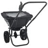 vidaXL Spreader Black 82 x 46 x 75 cm PVC and Steel