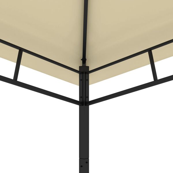 vidaXL Garden Gazebo 3x3x2.9 m Cream 180g/m&sup2;