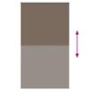 vidaXL Roller Blind Blackout Coffee 140x210 cm Fabric Width 136.6 cm Polyester