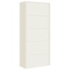 vidaXL File Cabinet White 90x40x240 cm Steel