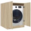 vidaXL Washing Machine Cabinet Sonoma Oak 71x71.5x91.5 cm