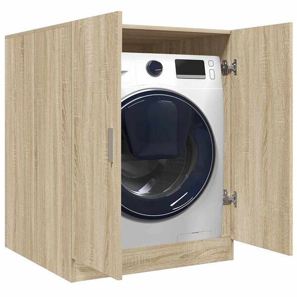 vidaXL Washing Machine Cabinet Sonoma Oak 71x71.5x91.5 cm