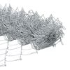 vidaXL Chain Link Fence Silver 25 x 1.2 m Galvanised steel