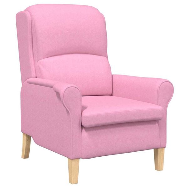 vidaXL Armchair Pink 76 x 94 x 102 cm Fabric
