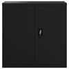 vidaXL File Cabinet Black 90x40x130 cm Steel