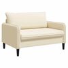 vidaXL XXL Armchair Cream Velvet